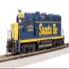 Broadway Limited 8883 EMD GP35, ATSF 3346, Bookend Scheme, Paragon4 Sound/DC/DCC, HO Scale view 3