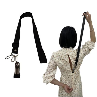 NineTribe Basics Dress Zipper Pull Helper with Hooks and Clip - Easy Zipper Pulls for Dresses (Black), J40-42