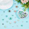 GOMAKERER 200 Pcs 8 Sizes Glass Craft Eyes Cabochons, Mixed Color Half Round Cartoon Eyes Animal Safety Eyes for Plush Animal Doll Puppet view 4