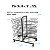 THEGA Sided Wire Drying Shelf - Mobile Paint Drying Rack, Stackable Metal Paint Drying Rack, Back to Back Double Sided Removable Shelves, Efficient and Organized Drying Rack Art for Students' view 2