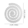 VALINSKY 10 Pieces 3D Large Spiral Rollded Flowers Metal Cutting Dies for Card Making,Flower Petal Quilling Strips Die Cuts Embossing Stencil Template for DIY Scrapbooking Craft Album view 2