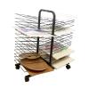 THEGA Art Drying Rack for Classroom - Sided Wire Drying Shelf, Back to Back Double Sided 30 Removable Shelves, Efficient and Organized Drying Rack Art, Sturdy Paint Drying Rack view 3