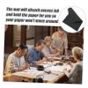 Hohopeti Felt Calligraphy Mat for Students Black Ink Absorbent Pad for Writing Practice and Sumi Painting Protects Desktop from Water and Scratches view 2