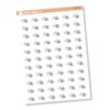 Book Stack Icon Planner Stickers | Hand Doodled Book Stickers | I-455 (Black Outline) view 1