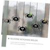 Operitacx Unique Halloween Candy Spider Wall Decor Silicone Keychain Molds Pendant Charm Making view 2