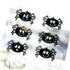 Operitacx Unique Halloween Candy Spider Wall Decor Silicone Keychain Molds Pendant Charm Making view 4