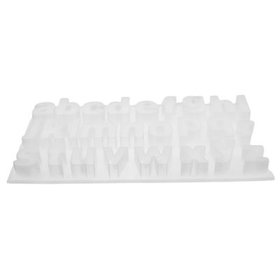 Hoement Silicone Alphabet Pendant Mold for Epoxy Resin Crafts Non-Stick DIY Silicone Molds for Jewelry Making Create Unique Lowercase Letter Ornaments and Use