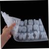 Hoement Silicone Alphabet Pendant Mold for Epoxy Resin Crafts Non-Stick DIY Silicone Molds for Jewelry Making Create Unique Lowercase Letter Ornaments and Use view 2