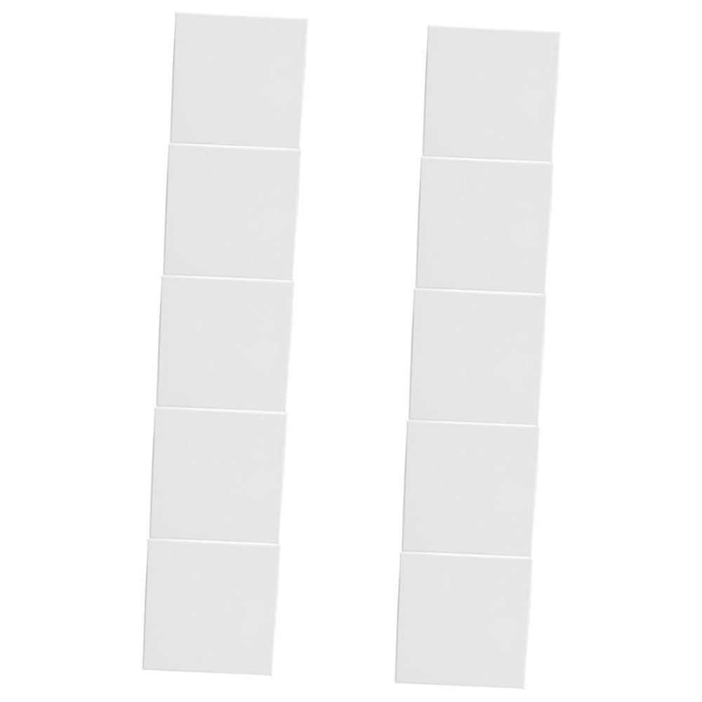 Hohopeti 10pcs Painting Frames Blank Canvas Boards for Oil Painting Square Cotton Artist Panels Art Supplies for DIY Creativity