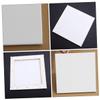 Hohopeti 10pcs Painting Frames Blank Canvas Boards for Oil Painting Square Cotton Artist Panels Art Supplies for DIY Creativity view 4