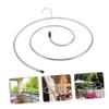 Parliky 2pcs Spiral Shape Laundry Drying Rack for Blankets Stainless Steel Multi-Functional Hanger Space-Saving Design for Home Use Style view 3