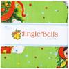 Lindsay Wilkes Jingle Bells 5" Stacker 42 5-inch Squares Charm Pack Riley Blake Designs 5-14830-42 view 1