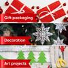 Paclord 12" x 1200" (100 ft) Red, Green, White Christmas Kraft Paper Set, 3 Rolls, 45 lbs - Made in USA Christmas Art Colored Paper, Gift Wrapping view 4