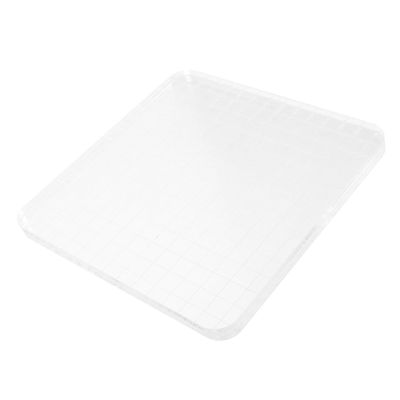 TEHAUX Acrylic Stamp Block Lines Craft Accessory for Stamping Projects for Scrapbooking Journals and Invitations