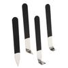ULDIGI 4pcs Clay Carving Tools Ergonomic Handle Sculpting Cutters for Pottery Clay Sculpting for Trimming Modeling and Creative Handcraft Projects view 1