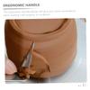 ULDIGI 4pcs Clay Carving Tools Ergonomic Handle Sculpting Cutters for Pottery Clay Sculpting for Trimming Modeling and Creative Handcraft Projects view 2
