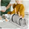 MAGICLULU Dish Drainer for Countertop Adjustable Multi-Function Dish Drying Rack Creative Drip Tray Design Space-Saving Kitchen Organizer and Chopping Boards Sturdy and Rustproof Buckles view 3