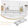 MAGICLULU Dish Drainer for Countertop Adjustable Multi-Function Dish Drying Rack Creative Drip Tray Design Space-Saving Kitchen Organizer and Chopping Boards Sturdy and Rustproof Buckles view 4