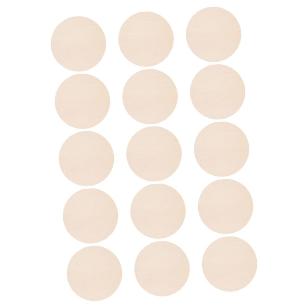 NUOBESTY 24pcs Unfinished Wood Slices for DIY Crafts Smooth Blank Wooden Cutouts for Painting Writing and Home Decorations for Garden Signs and Creative Projects