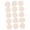 NUOBESTY 24pcs Unfinished Wood Slices for DIY Crafts Smooth Blank Wooden Cutouts for Painting Writing and Home Decorations for Garden Signs and Creative Projects view 1