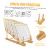 SHOWERORO Bamboo Kitchen Storage Rack Dish Drying Rack Sink Organizer Modern Design view 2