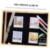 DECHOUS Diy Scrapbook Photo Album Page Diy Large Photo Album Set Self Adhesive Pages view 4
