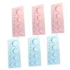 HAPINARY 6pcs Paper Quilling Moulds Half Ball Moulds for Easy DIY Crafts Lightweight Quilling Tools for Creating Flower Pots Dolls and Animal Models view 1