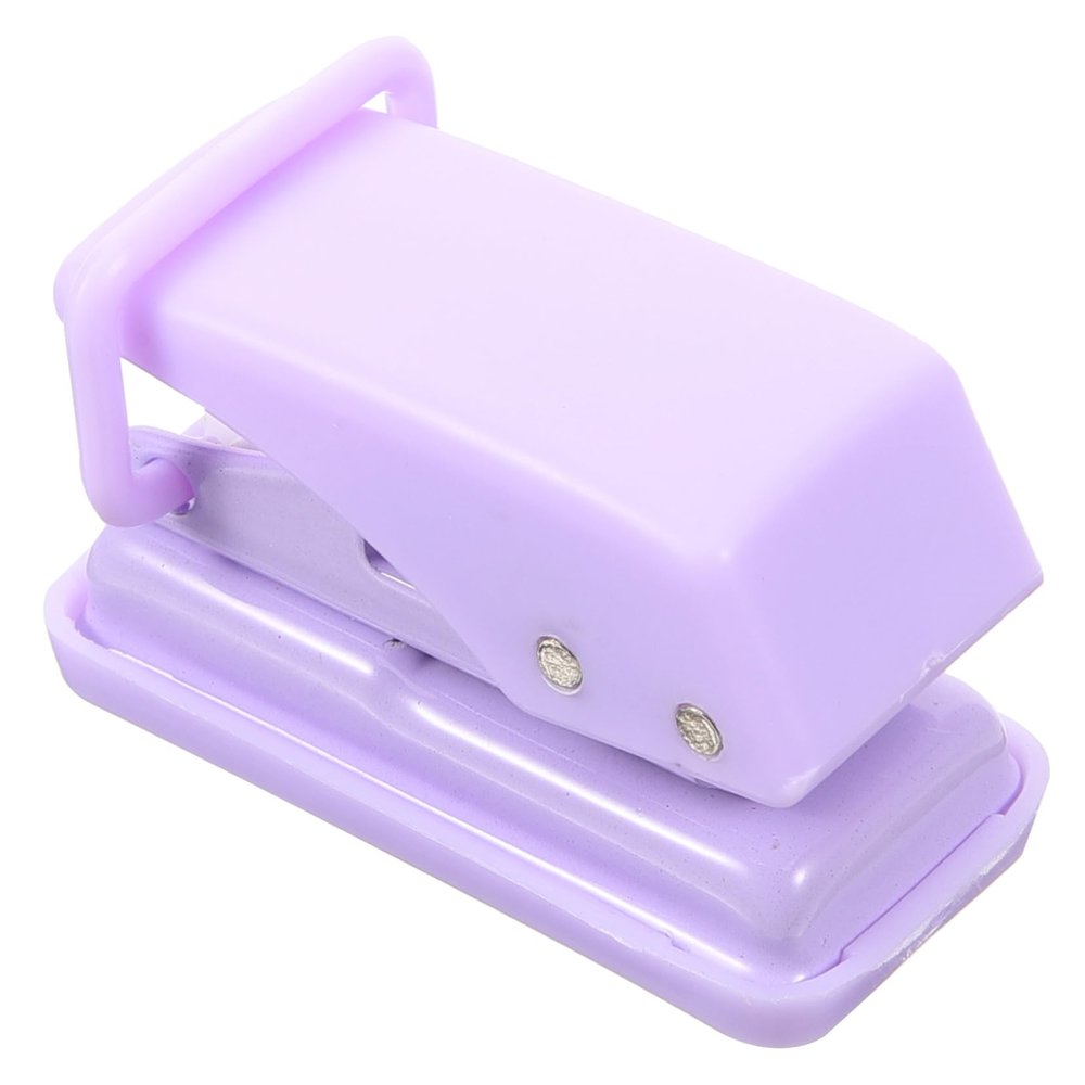 PLAFOPE Single Hole Puncher Material Ergonomic Design for Crafting for Scrapbooking and Projects for Cardstock Chipboard and More