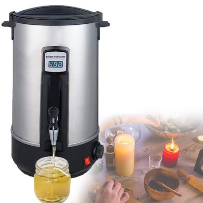 FUYAO Wax Melter for Candle Making,8L/10.8L/12L/16L/20L/30L/35L Candle Wax Melting Pot Professional Electric Stainless Paraffin Wax Heater,Soy Wax Melting Tank,for Beauty Salon Or Home Use