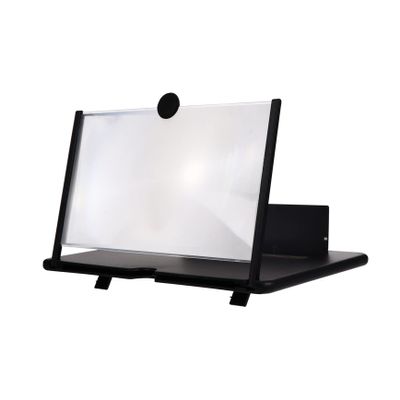 DOITOOL Phone Screen Magnifier Stand Pull-Out Design for Streaming Gaming and Videos Compatible Smartphones Black