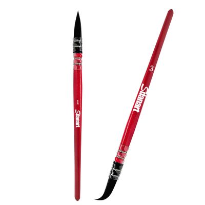 Sdanart Professional Watercolor Paint BrushesHigh Performance Paint Brush Set2 PCS Mop Round Fine Tip Detail Brushes for Acrylic Painting,Watercolor,OilInksGouacheCrafts,ArtistsBeginners