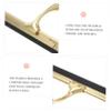 304 Stainless Steel Wiper Shower Squeegee Glass Scraper for Bathroom Heat Cold Resistant Weighted Handle for Smooth Glass Cleaning Style view 2