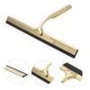 304 Stainless Steel Wiper Shower Squeegee Glass Scraper for Bathroom Heat Cold Resistant Weighted Handle for Smooth Glass Cleaning Style view 4