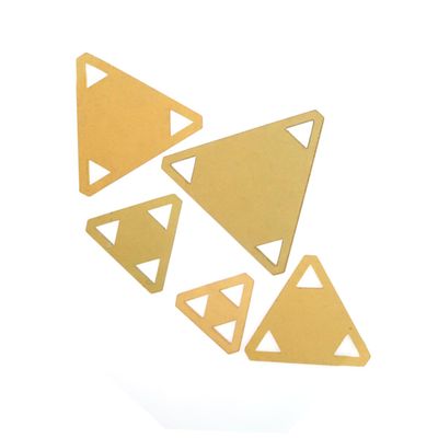 Tofficu 5pcs Triangle Quilting Templates Set Versatile Sewing Tool for Patchwork Embroidery Crafts for Quilting Projects Creative Designs Material for Use