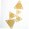 Tofficu 5pcs Triangle Quilting Templates Set Versatile Sewing Tool for Patchwork Embroidery Crafts for Quilting Projects Creative Designs Material for Use view 2
