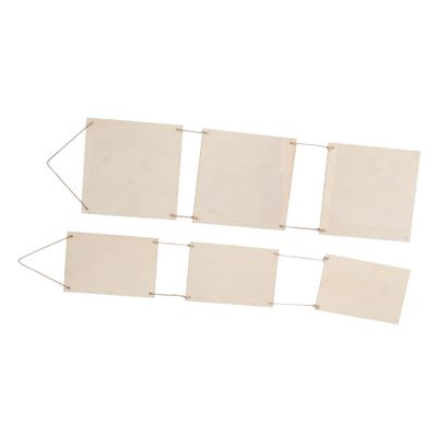 ULDIGI 2pcs Wooden Hanging Board Blank Drawing Sign for Home and Wedding Decor Smooth Unfinished for Creative Crafting and Personalization