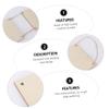ULDIGI 2pcs Wooden Hanging Board Blank Drawing Sign for Home and Wedding Decor Smooth Unfinished for Creative Crafting and Personalization view 3