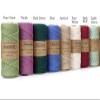 Likeecords Braided Macrame Cotton Cord - 4 Skeins of 3mm x 100m, Ideal for Crafts, Knitting, Bag, Wall Hanging, Plant Hangers (Black) view 3