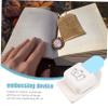 NineTribe Basics Small Handheld Hole Punch Embossing Machine Banner Hole Puncher Punchfor Tag Craft Punch DIY Label view 3