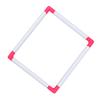IWOWHERO Embroidery Hoop Square Clamp Embroidery Frame Lightweight PVC Frame for Easy to Assemble for Cross Stitch Random Color view 1