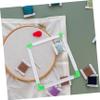 HAPINARY Embroidery Frame Clip Embroidery Frame for Quilting Cross Stitch Portable Compact Design Random Color view 4