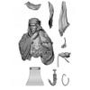 1/10 Ancient European Military Commander Resin Bust Model Kit Unpainted and Unassembled Resin Model Parts//X1z7-3 view 2