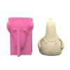 staol Silicone Mold Cute Hen Pen Holder Silicone Molds Table Ornament Mould Plaster Making Succulent Planter Mold DIY Craft Home Decorations, 8*10.5*11CM view 4