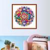 Redxing Stamped Cross Stitch Kits Embroidery kit for Beginners Adults Full Range of Embroidery Patterns Starter Kits DIY Printed Cross Stitch Kits Needlepoint Kits 11CT-Magic Mandala 18x18 inch view 2
