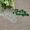 Card Making Supplies,13.0x7.2cm Spanish Happy Birthday Heart Metal Cutting Dies Stencils for Scrapbooking Decorative view 3