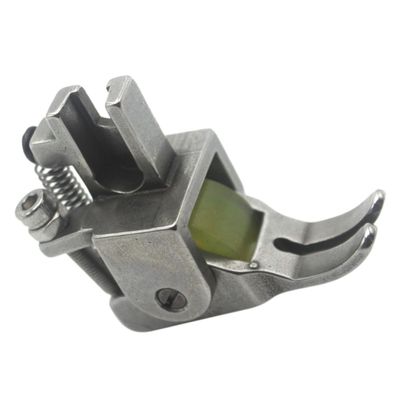 Tofficu Durable Roller Presser Foot for Flat-Seaming Machine Adjustable Pressure Foot for Thick Fabrics Easy Installation for Beginners and Professionals