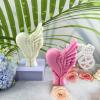 CHIUEAST Silicone Molds Hands Holding Heart Wing Molds DIY Soap Baking Molds Castings Molds Resin Molds for Making Molds Resin Molds Hands Holding Heart Wing Silicone DIY Soap Molds view 4