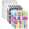 12 Sheets Letter Sticker, 312 PCS Alphabet Stickers Waterproof Alphabet, 2 inch Self Adhesive Letters Kit Mailbox Sticker Vinyl Letter Stickers, Mailbox Labels DIY Crafts Art Making, Notebook view 1
