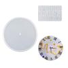 ihreesy Clock Casting Molds,3D Clock Resin Molds Silicone Candle Molds DIY Epoxy Resin Casting for Craft Home Wall Decor,Small Roman Numerals Style view 1
