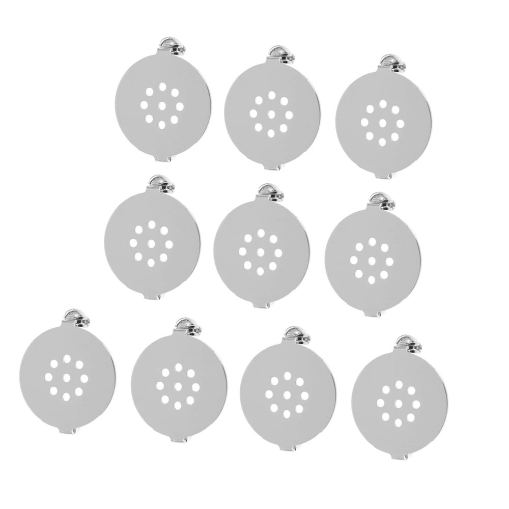 OATIPHO 10pcs Brooch Bases DIY Breastpin Trays for Crafting Unique Jewelry Durable Safety Pins with Deep Trays for Gemstones and Custom Designs
